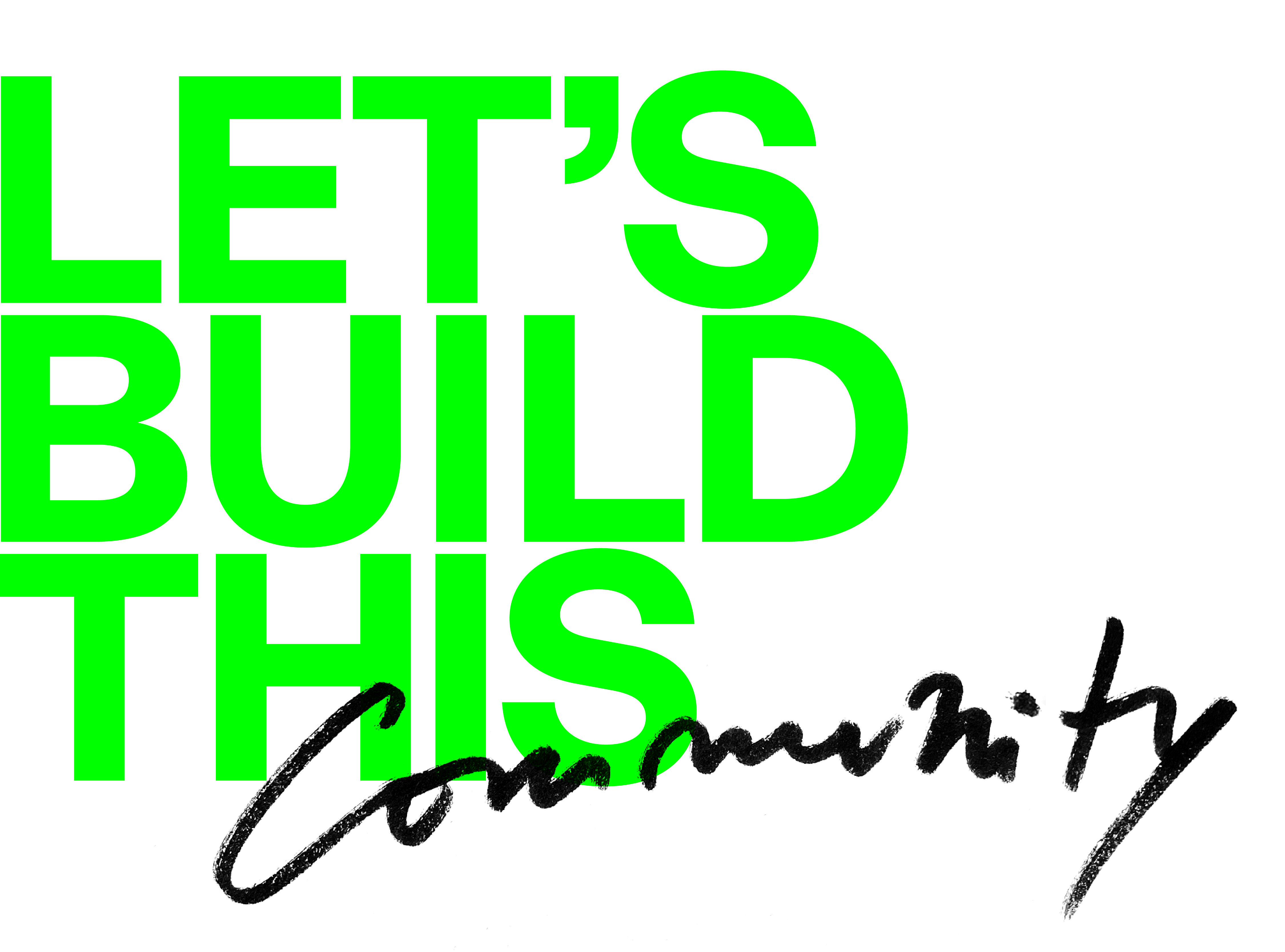 Let's build this community - Usina Cowork